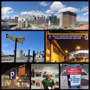 SBWTB Boston Waterfront Center signage