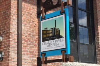 Charles River Museum Blade Sign