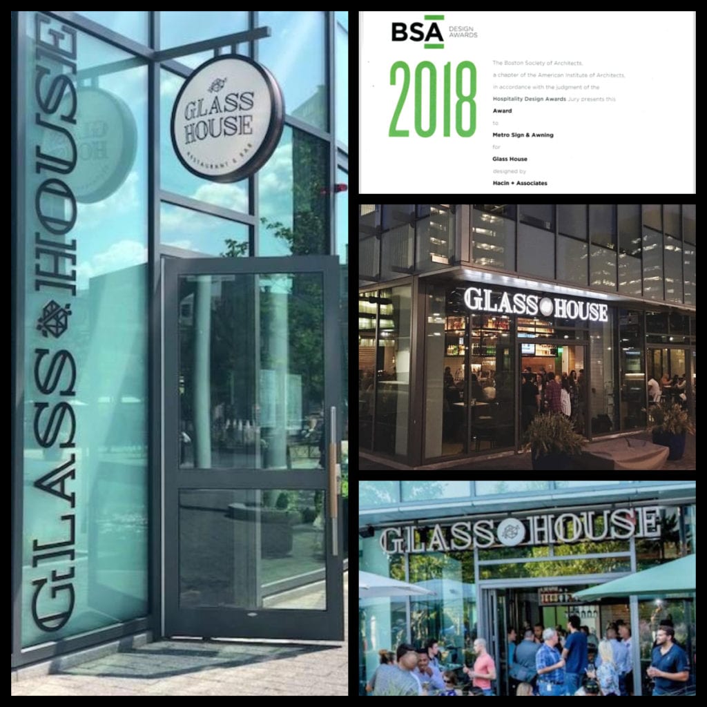 Glass House Signage Collage