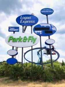 park & fly, logan express