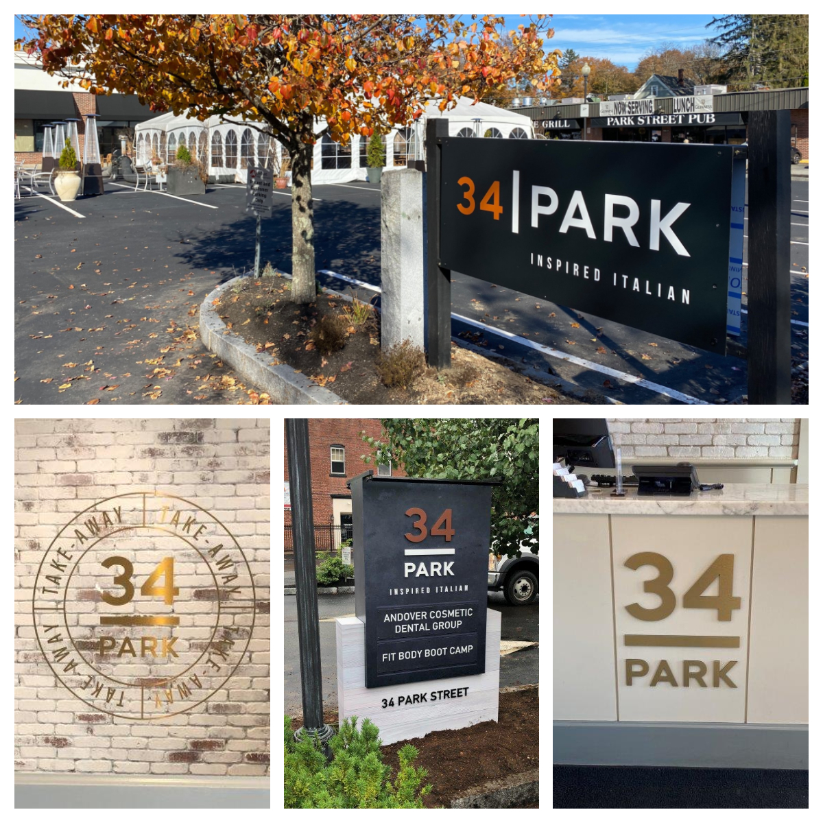 34 Park and Thorndike Signage